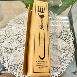 Ножи столовые "Ижорский з-д" г.Лениград, СССР. Карболитовая ручка, лезвие нерж сталь. Цена за 6шт. Картинка 4